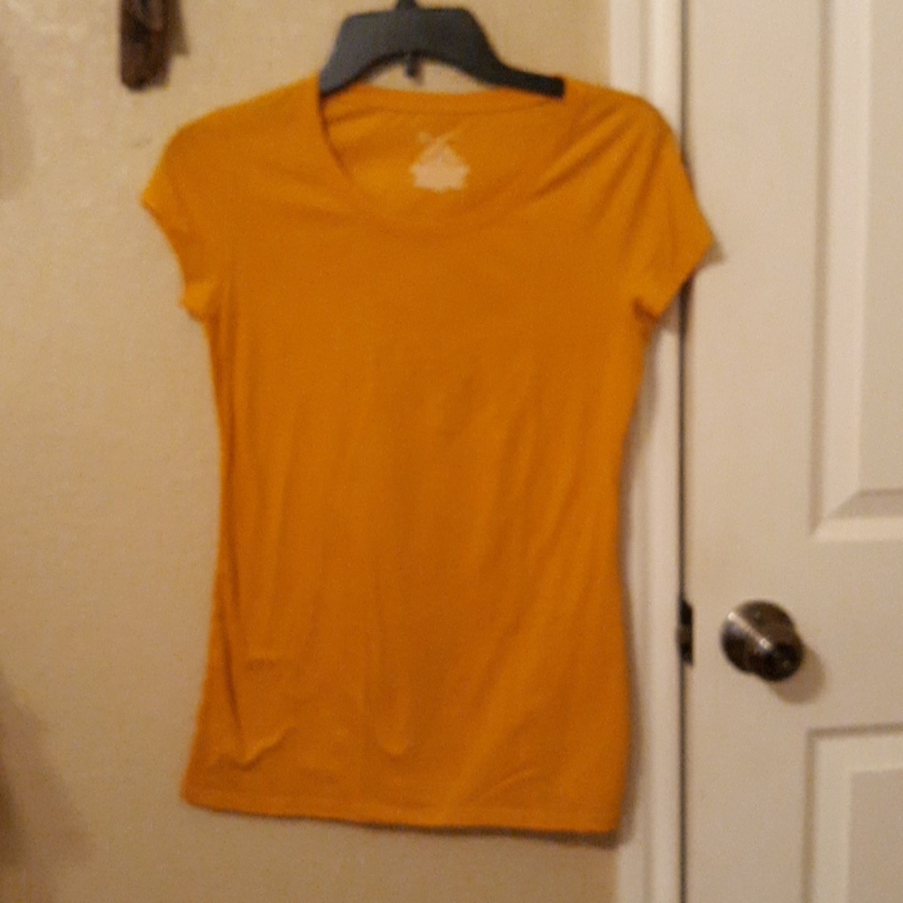 Mustard and Blue shirts